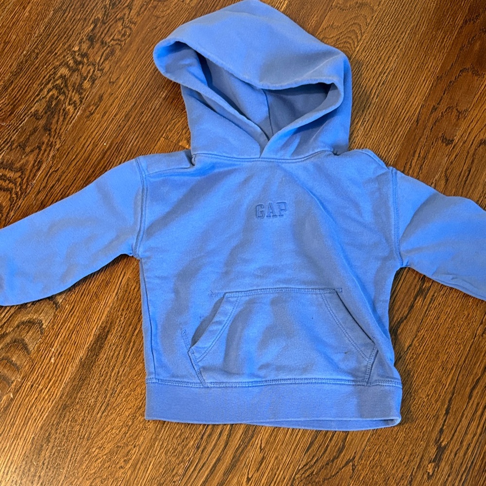 GAP Light Blue Toddler Hoodie Sweatshirt